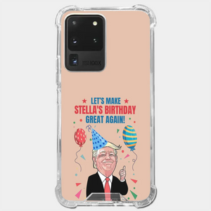 Let's Make Your Birthday Great Again - US Election Clear Phone Case