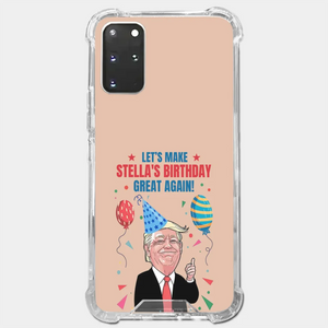 Let's Make Your Birthday Great Again - US Election Clear Phone Case