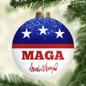 The Beacon Of America - US Election Acrylic Custom Shaped Ornament - Christmas Gift And Decor For Conservative Supporters