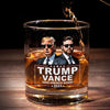 A Great Drink For Great Conversations - US Election Whiskey Glass - Gift For Conservative Supporters