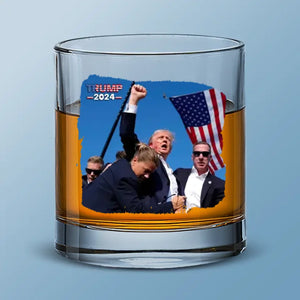 Guard America’s Future - US Election Whiskey Glass - Gift For Conservative Supporters