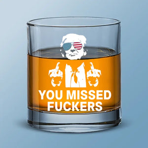 Stand Strong For The USA - US Election Whiskey Glass - Gift For Conservative Supporters