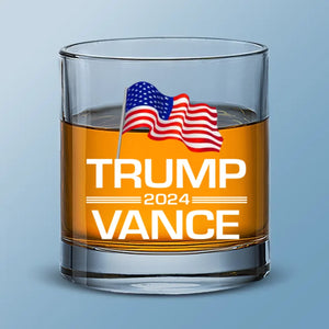 Renew America's Promise In 2024 - US Election Whiskey Glass - Gift For Conservative Supporters