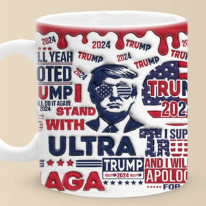 Make Sure Your Voice Is Part Of The Conversation - US Elections 3D Inflated Effect Printed Mug - Gift For Conservative Supporters