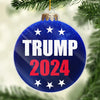 We're Ready For November 2024 - US Election Acrylic Custom Shaped Ornament - Christmas Gift And Decor For Conservative Supporters