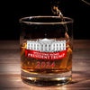 Welcome Home, Mr. T - US Election Whiskey Glass - Gift For Conservative Supporters