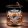 America Is My Supreme Priority - US Election Whiskey Glass - Gift For Conservative Supporters
