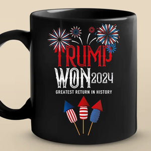 Let's Celebrate The Greatest Return In History - US Election Black Mug