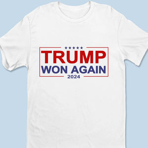 Waking Up With A Smile Has Never Been This Easy - US Election Unisex T-shirt, Premium T-shirt, Hoodie