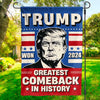 The Journey Ahead Is Full Of Promise And Possibility - US Election House Flag, Garden Flag