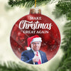 Let’s Light The Way For Future Generations - US Election Acrylic Custom Shaped Ornament - Christmas Gift And Decor For Conservative Supporters