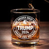Grazed And Unfazed - US Election Whiskey Glass - Gift For Conservative Supporters