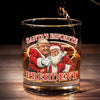 Santa's Favorite President - US Election Whiskey Glass - Christmas Gift For Conservative Supporters