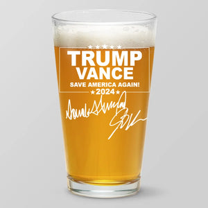 Join Us In Building A Better Tomorrow - US Election Beer Glass