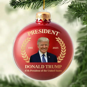 He Won, America Will Be In A Different Level - US Election Acrylic Custom Shaped Ornament - Christmas Gift And Decor For Conservative Supporters