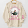 I'll Be Home For Christmas 45 47 - US Elections Unisex Sweatshirt With Design On Sleeve