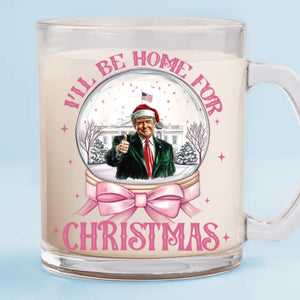 Make Christmas Great Again - US Elections Glass Mug - Christmas Gift For Conservative Supporters