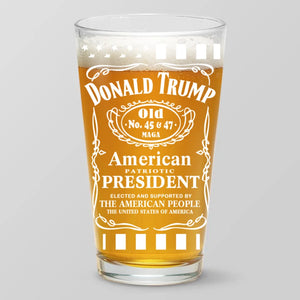 A Nation’s Heart Is Its Strength - US Election Beer Glass