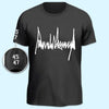 The Legend Of America - US Election Unisex T-Shirt With Design On Sleeve