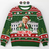 A Merry Christmas For Those Who Dream Of Change - US Election Ugly Sweatshirt - Unisex Wool Jumper - Christmas Gift For Conservative Supporters