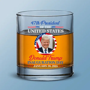 The Goat Of America - US Election Whiskey Glass - Gift For Conservative Supporters