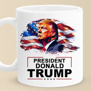 Vision Fuels A Nation’s Progress - US Election Mug - Gift For Conservative Supporters