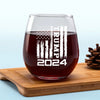 Shaping America’s Future Together - US Election Wine Glass