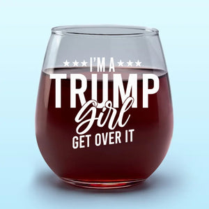 Celebrating Women Who Dare To Dream Big - US Election Wine Glass - Gift For Best Friends, BFF, Sisters