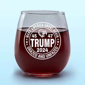 Welcoming A Future Of New Opportunities - US Election Wine Glass