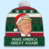 Passion Drives A Nation Forward - US Election Christmas Beanie Hat - Christmas Gift For Conservative Supporters