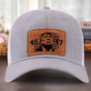 A Bold New Future For The United States - US Elections Leather Patch Hat - Gift For Conservative Supporters
