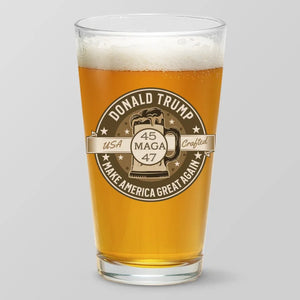 Let's Make it A Good Time - US Election Beer Glass