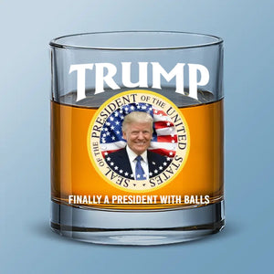 The One And Only - US Election Whiskey Glass - Gift For Conservative Supporters