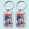 United We Thrive In This New Era - US Election Keychain - Gift For Conservative Supporters