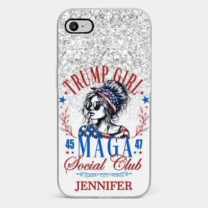The Future Belongs To Strong Girls Who Dare To Dream - US Election Clear Phone Case - Gift For Best Friends, BFF, Sisters