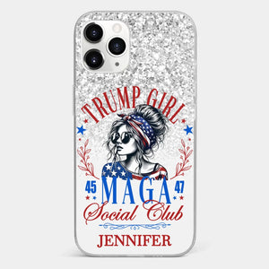 The Future Belongs To Strong Girls Who Dare To Dream - US Election Clear Phone Case - Gift For Best Friends, BFF, Sisters