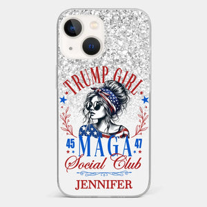 The Future Belongs To Strong Girls Who Dare To Dream - US Election Clear Phone Case - Gift For Best Friends, BFF, Sisters