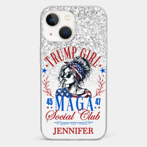 The Future Belongs To Strong Girls Who Dare To Dream - US Election Clear Phone Case - Gift For Best Friends, BFF, Sisters