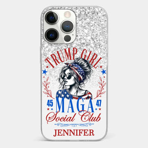 The Future Belongs To Strong Girls Who Dare To Dream - US Election Clear Phone Case - Gift For Best Friends, BFF, Sisters