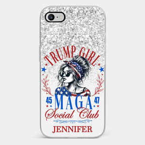 The Future Belongs To Strong Girls Who Dare To Dream - US Election Clear Phone Case - Gift For Best Friends, BFF, Sisters