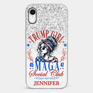The Future Belongs To Strong Girls Who Dare To Dream - US Election Clear Phone Case - Gift For Best Friends, BFF, Sisters