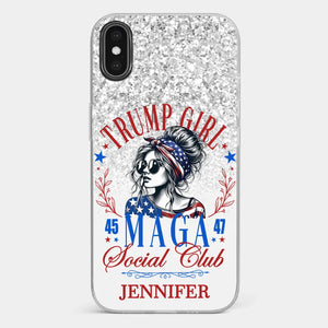 The Future Belongs To Strong Girls Who Dare To Dream - US Election Clear Phone Case - Gift For Best Friends, BFF, Sisters