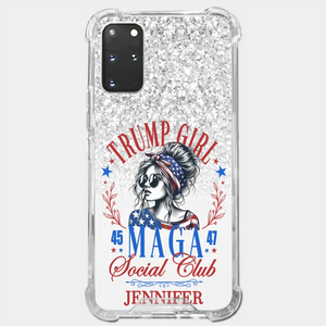 The Future Belongs To Strong Girls Who Dare To Dream - US Election Clear Phone Case - Gift For Best Friends, BFF, Sisters