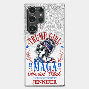 The Future Belongs To Strong Girls Who Dare To Dream - US Election Clear Phone Case - Gift For Best Friends, BFF, Sisters