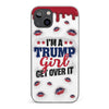 A Conservative Girl - US Election 3D Inflated Effect Printed Clear Phone Case - Gift For Best Friends, BFF, Sisters