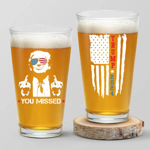 A New Chapter Begins, Let’s Celebrate - US Election Beer Glass