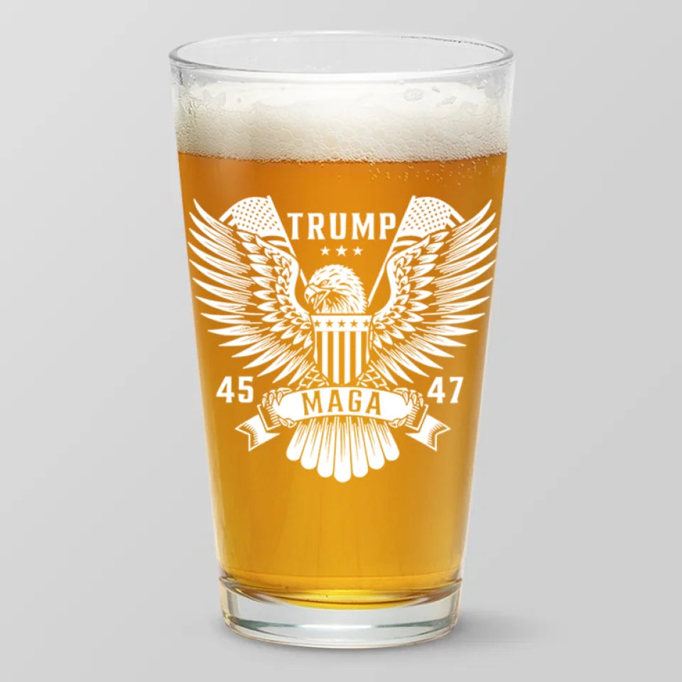 It's Time For The Nation To Revive - US Election Beer Glass