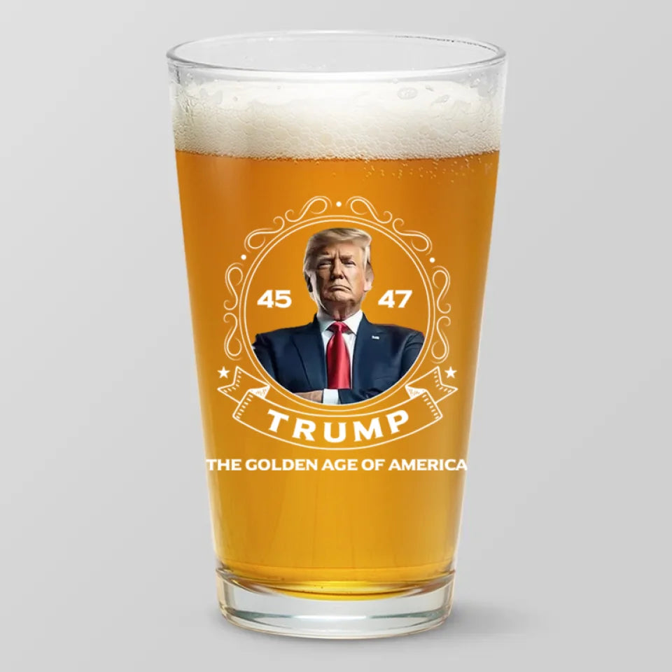 The Golden Age Starts Now - US Election Beer Glass