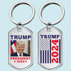Forever Proud Of My Homeland - US Election Keychain - Gift For Conservative Supporters