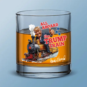 Let’s Embrace The Change We’ve Been Waiting For - US Election Whiskey Glass - Gift For Conservative Supporters